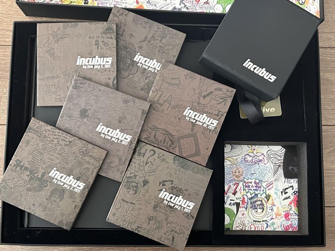 インキュバス INCUBUS 限定HQ LIVE BOX SET直筆サイン入り インキュバス INCUBUS 限定HQ LIVE BOX SET直筆サイン入り